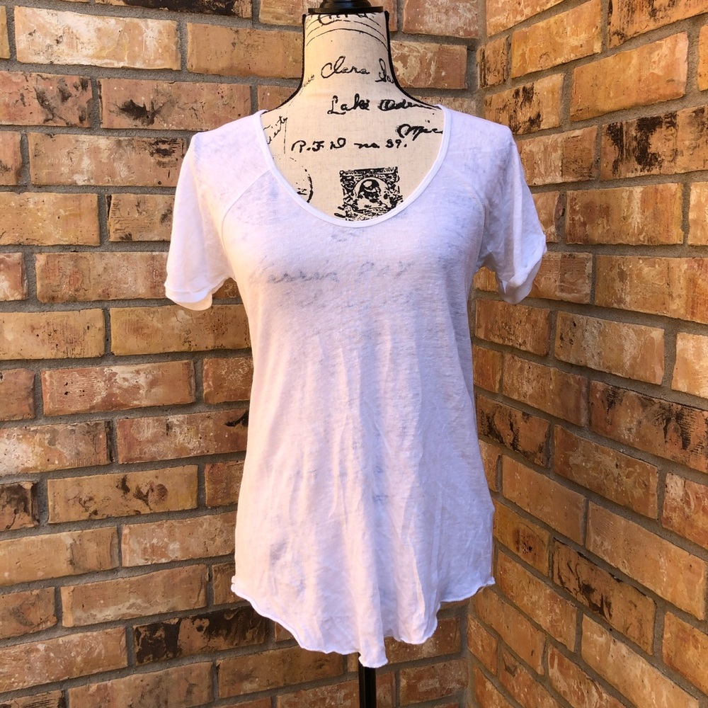 Zara W&B Collection Plain White Tee